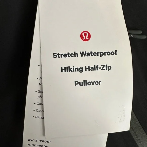 Lululemon Stretch Waterproof Hiking Half-Zip Pullover - Picture 8 of 11